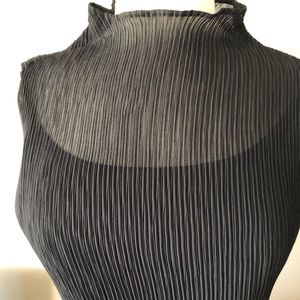 EILEEN FISHER TOP BLOUSE BLACK